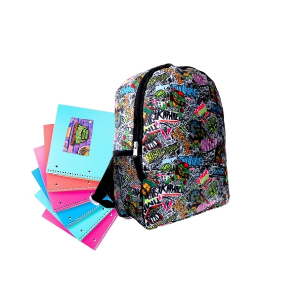 Nickelodeon Teenage Mutant Ninja Turtles Mayhem TMNT Modern Backpack - Picture 2 of 3